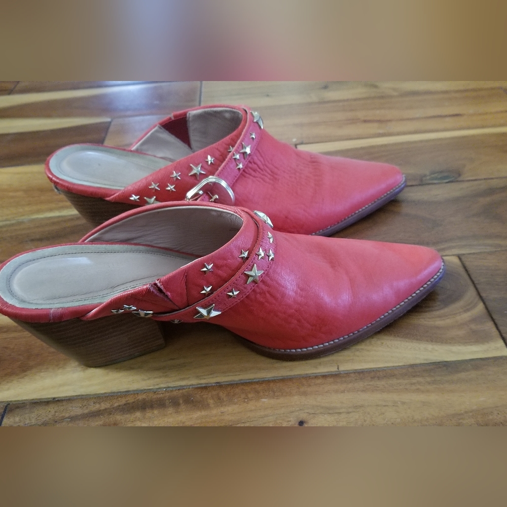 Matisse size 8.5 cowgirl mules